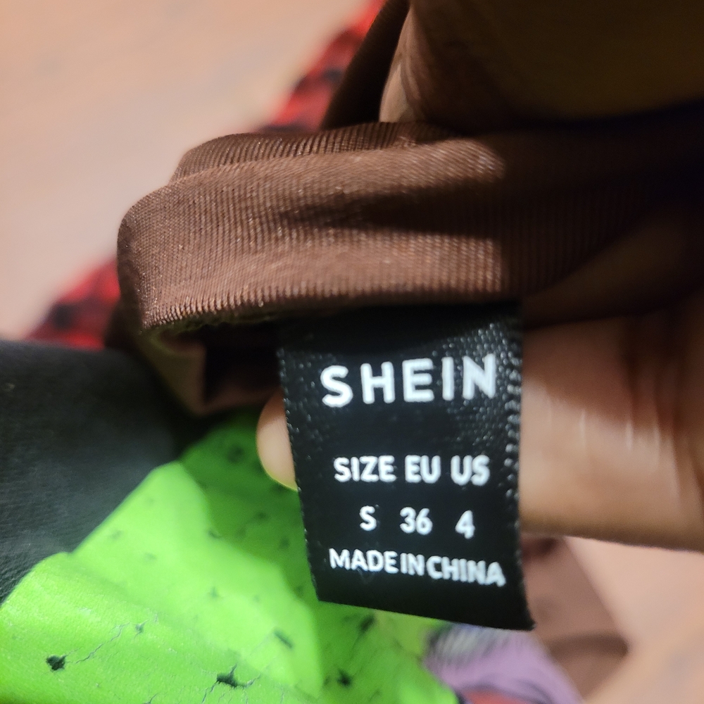 SHEIN Brown Short Sleeve Bodysuit - Picture 3 of 3